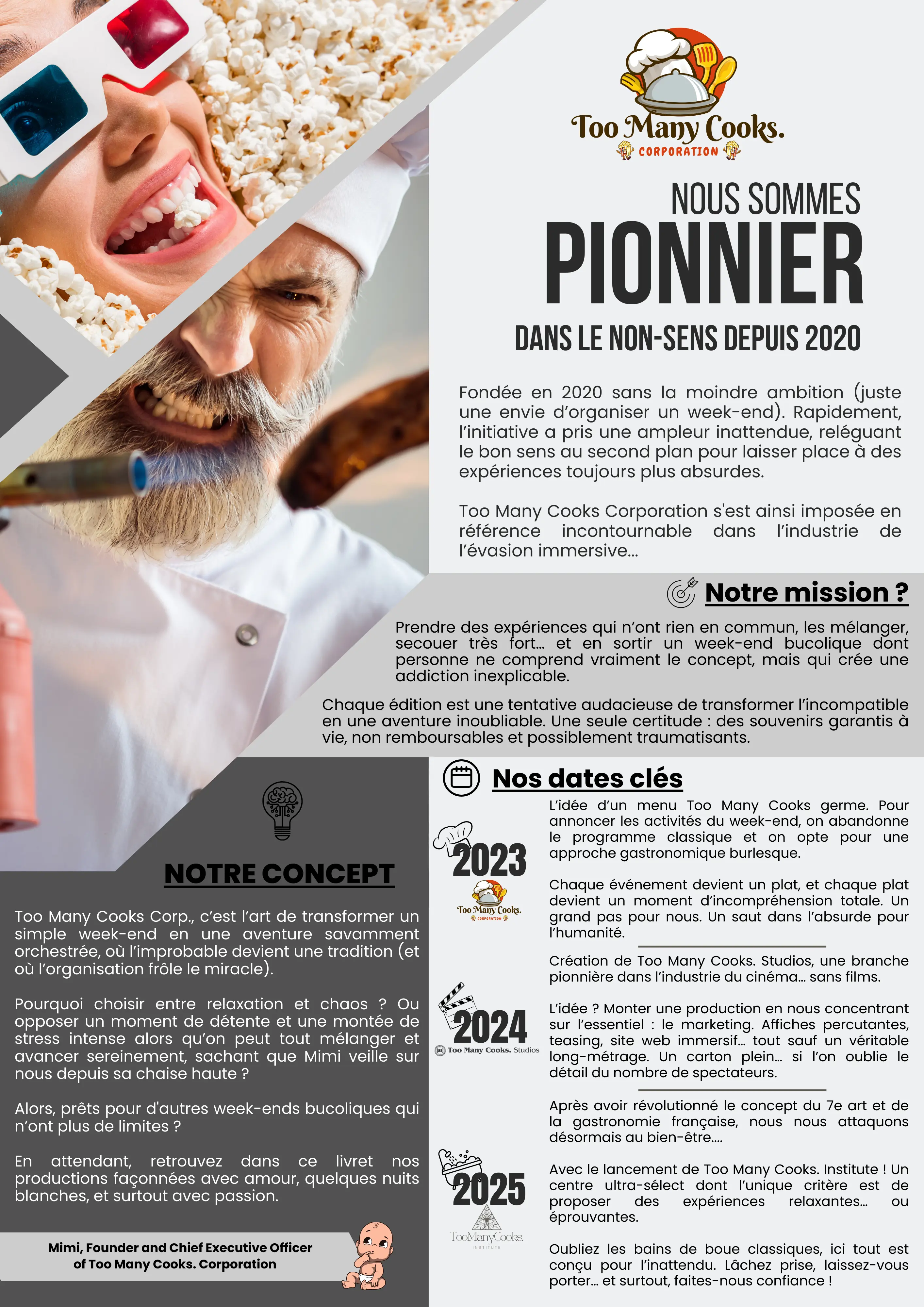 Présentation Too Many Cooks — visuel d'introduction